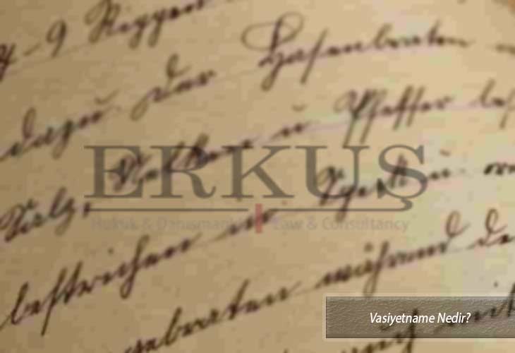 vasiyetname nedir